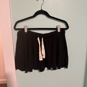 Free People Black Shorts with Drawstring